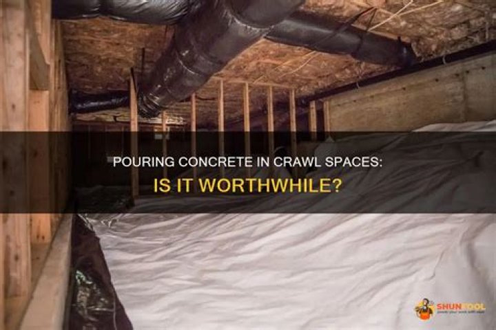 Should I pour concrete in my crawl space?
