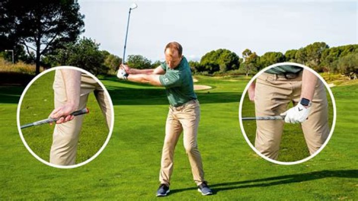 Should you bend your left knee in golf?