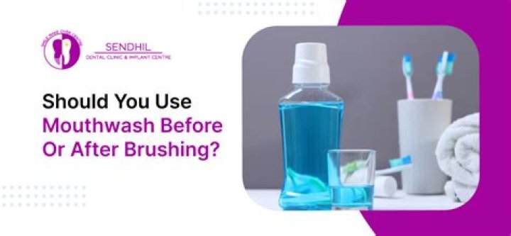 Should you floss before mouthwash?