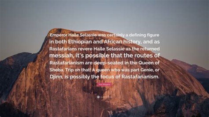Was Haile Selassie the messiah?