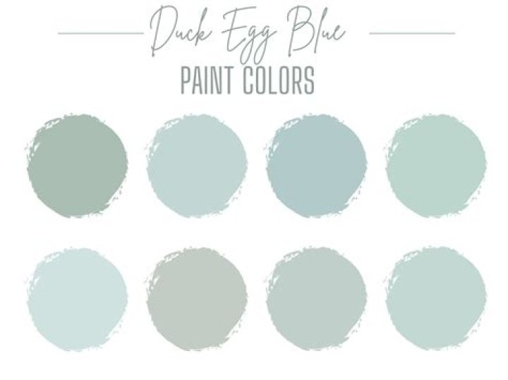 What acrylic colours make duck egg blue?