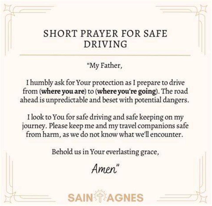 What are 4 things you should do before driving a car?