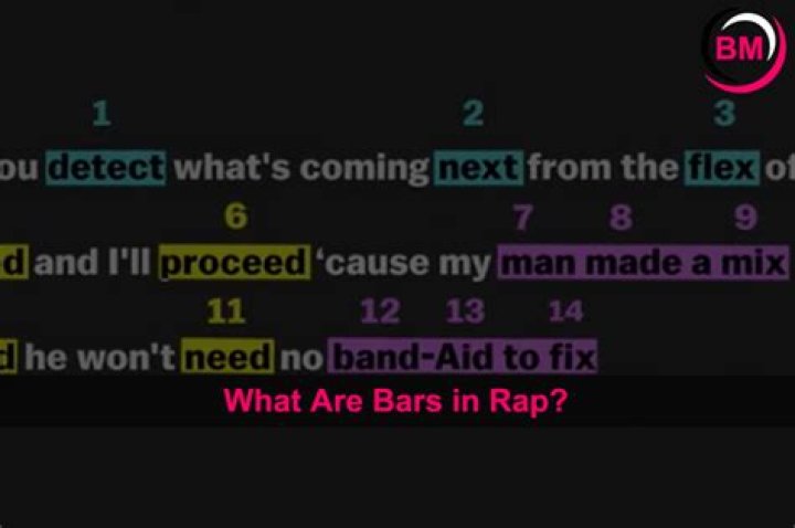 What are bars in rap?