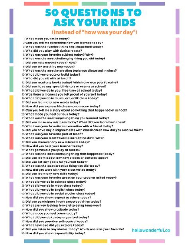 What are some casual questions?