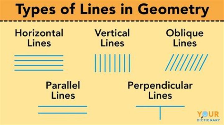 What are the 8 types of lines?