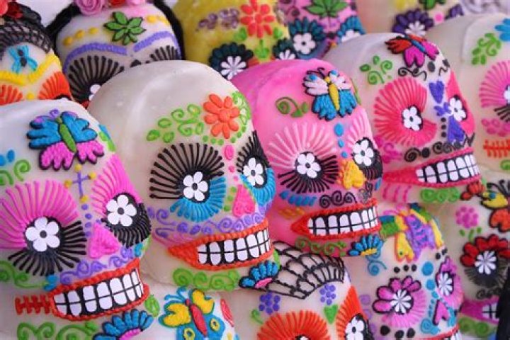 What are the skulls called for Day of the Dead?