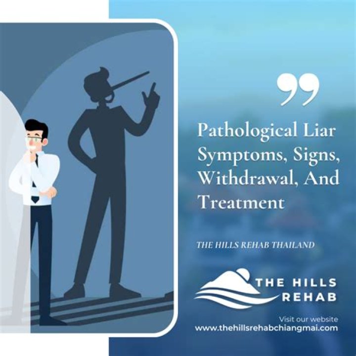What are the traits of a pathological liar?