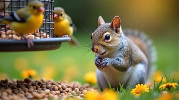 What bird food do squirrels not like?