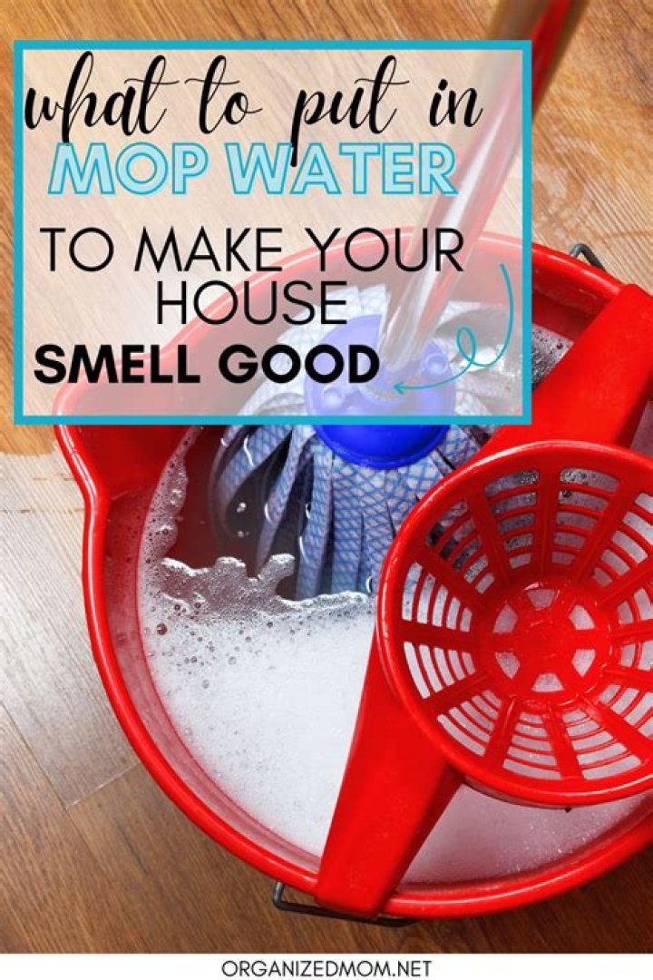 What can I put in my mop water to make my house smell good?