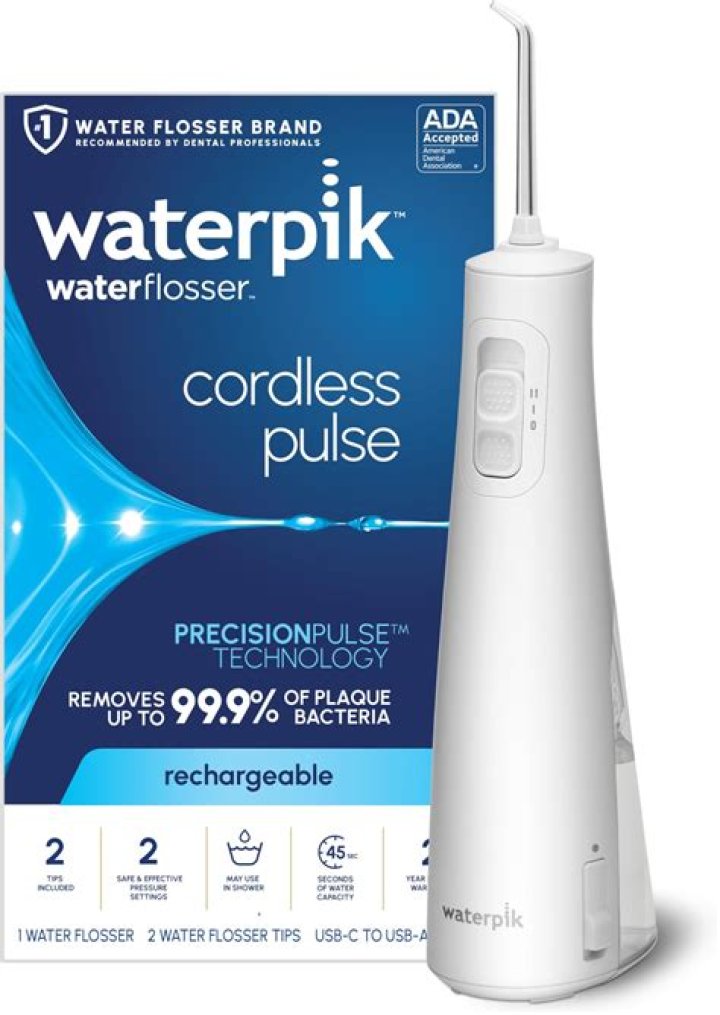 What can I put in water flosser water?
