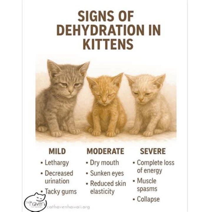 What can you give a dehydrated cat?