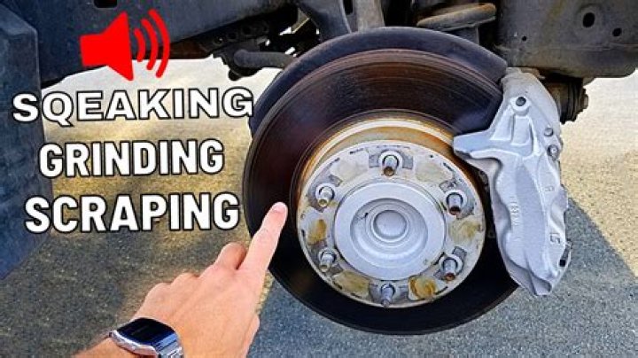 What causes car to squeak when going over bumps?