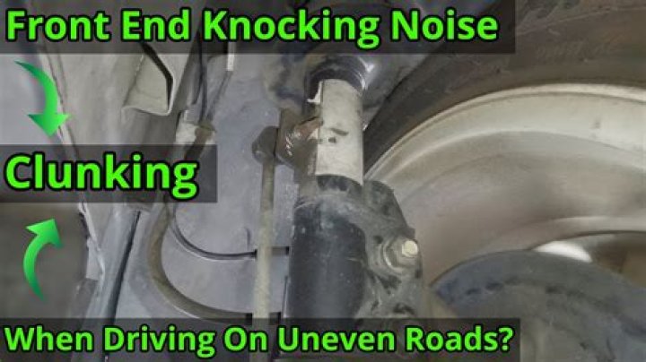 What causes clunking sound in front end when turning?
