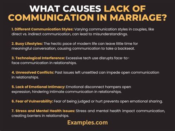 What causes disconnect in marriage?