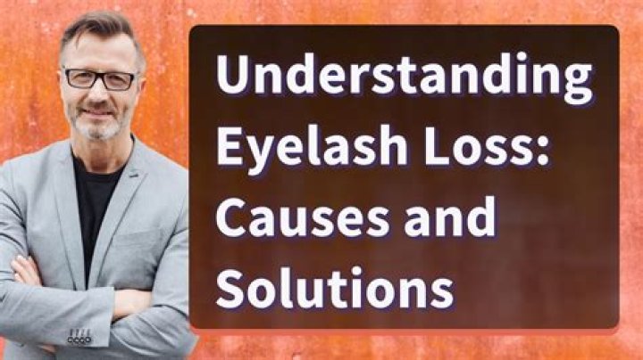 What causes eyelash loss?