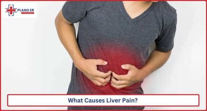 What causes liver pain?