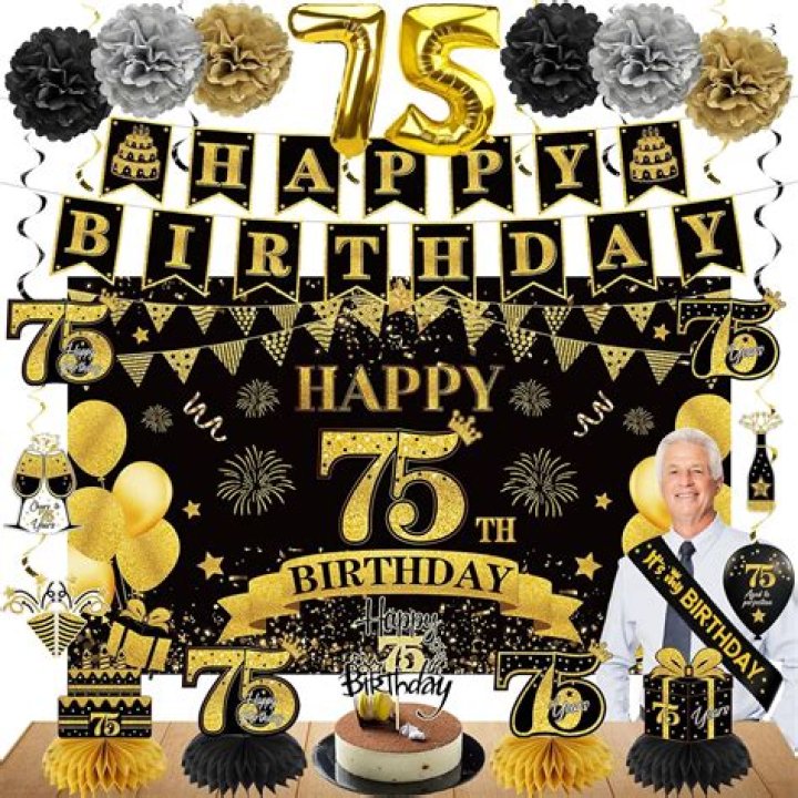 What color is 75th birthday?