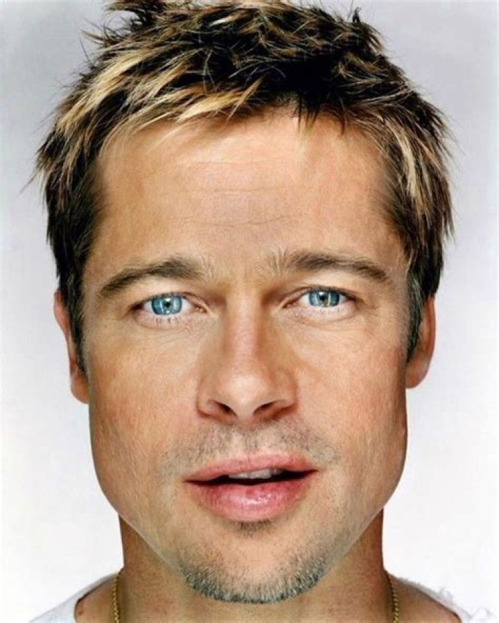 What color Is Brad Pitt's eyes?