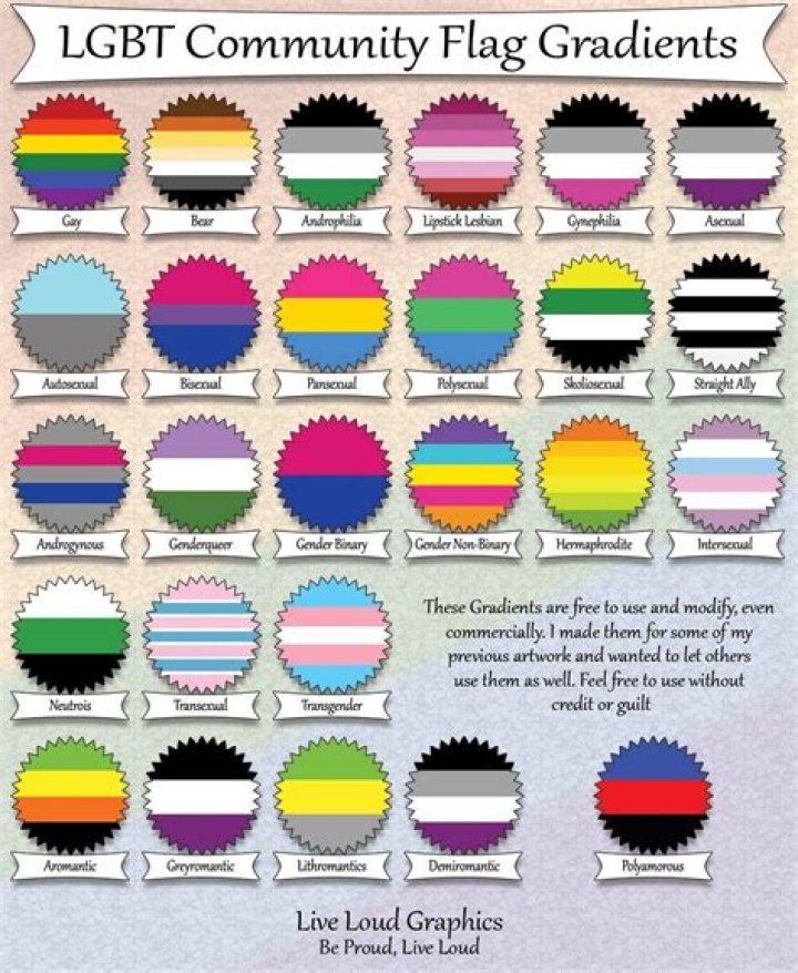 What color represents pansexual?