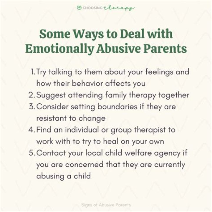 What do emotionally abusive parents do?