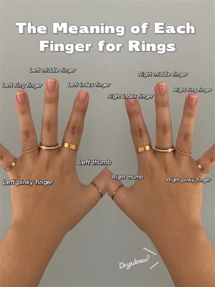 What do the symbols tigers fingers and rings?
