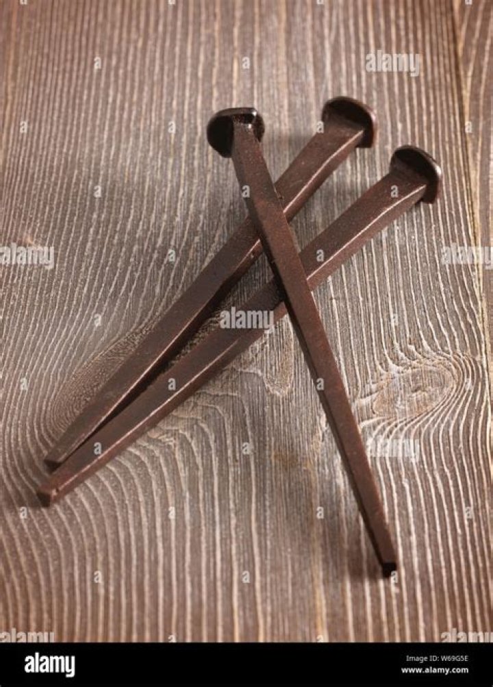 What do the three nails symbolize?