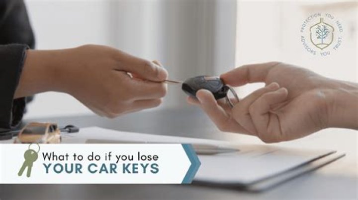 What do u do if u lose your car keys?