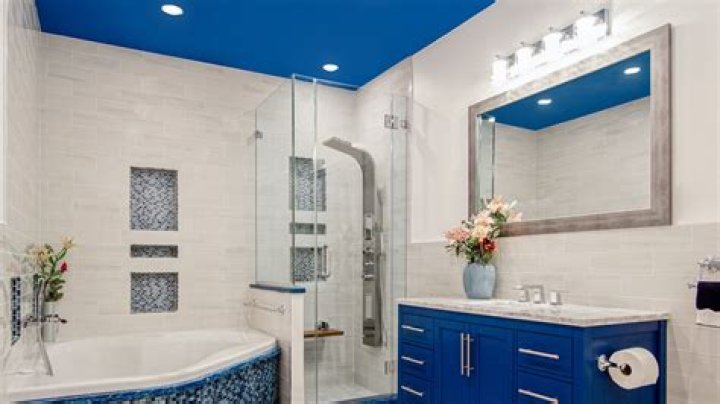 What do you paint a bathroom ceiling with?