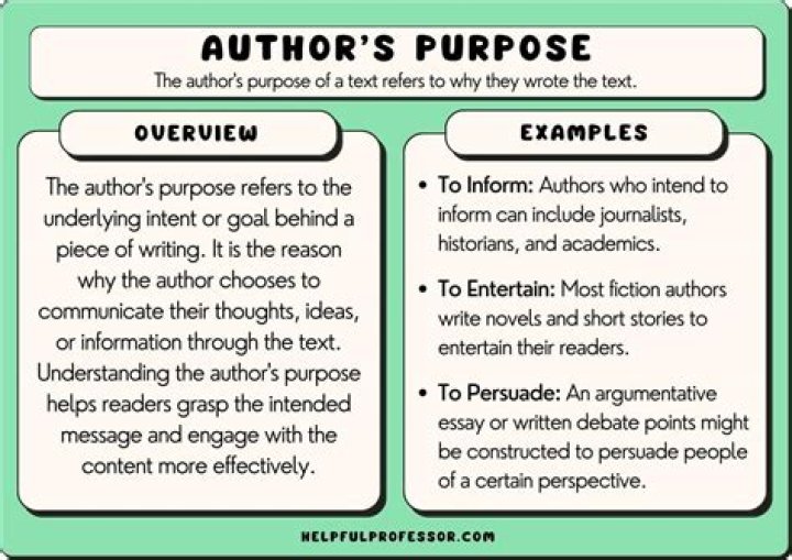 What do you think is the purpose of the writer?