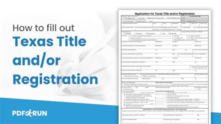 What documents do I need to register my car in Texas?