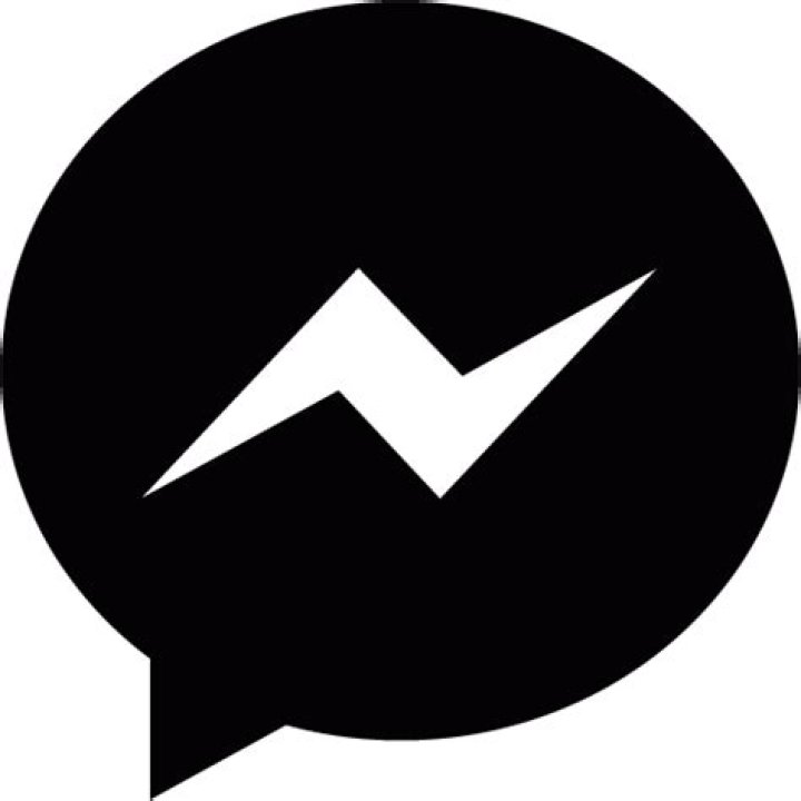 What does a black Messenger icon mean?
