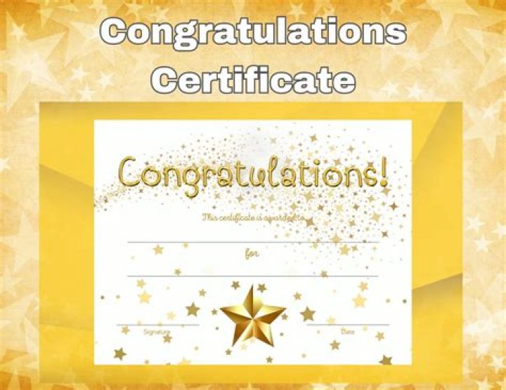 What does a gold star on a ribbon mean?