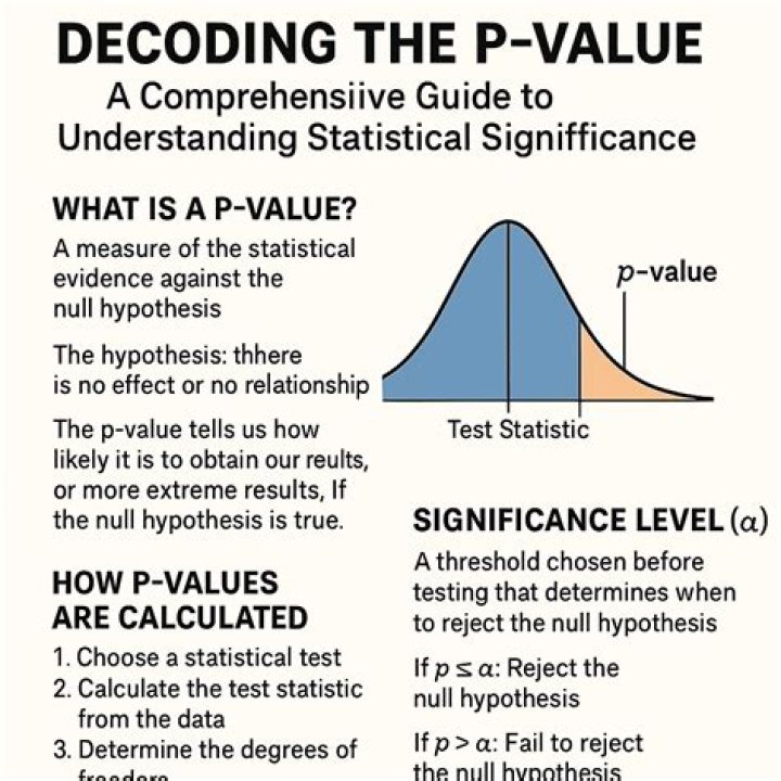 What does a high p-value mean in regression?