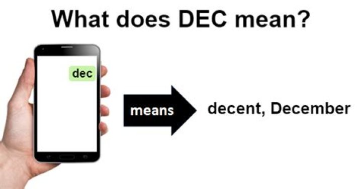 What does DEC D mean?