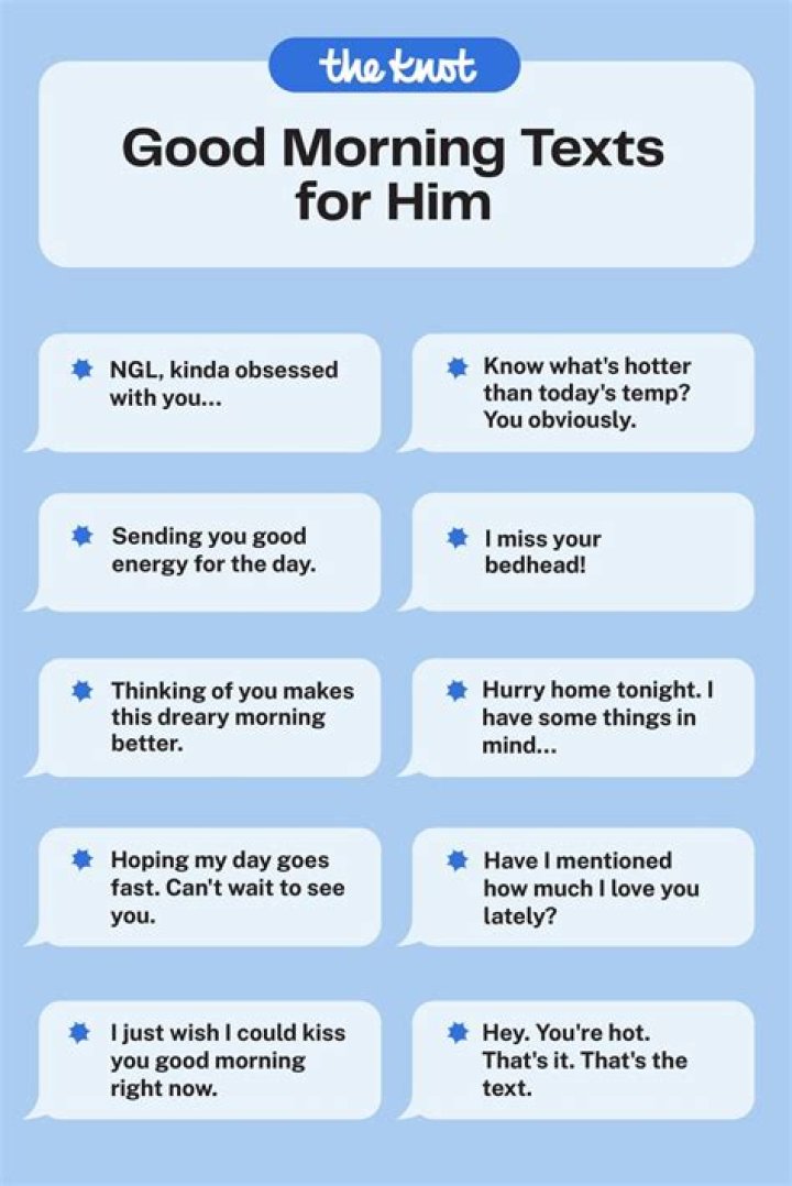 What does it mean when a guy texts you early in the morning?