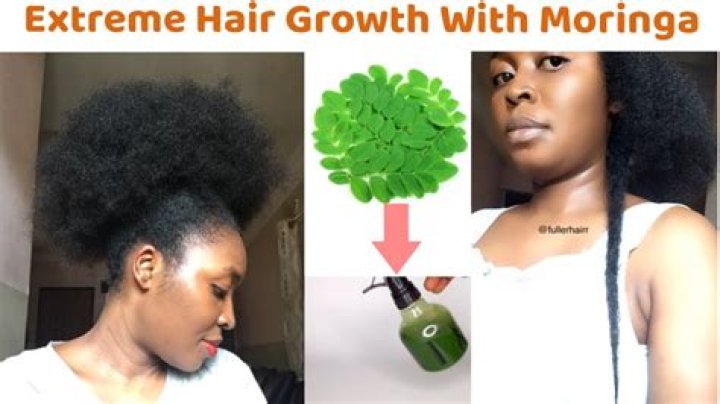 What does moringa do for hair?