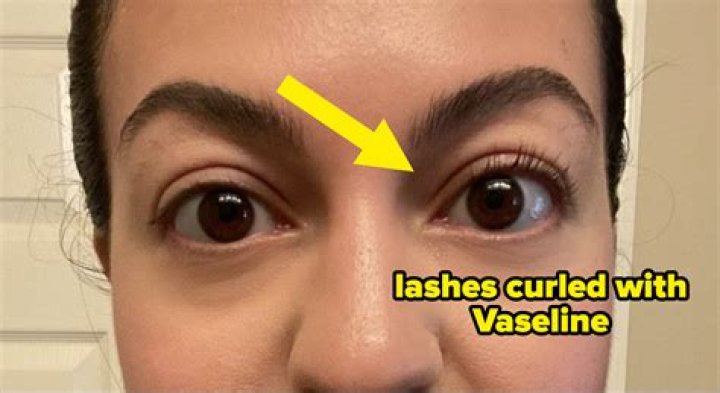 What does putting Vaseline on your eyelids do?