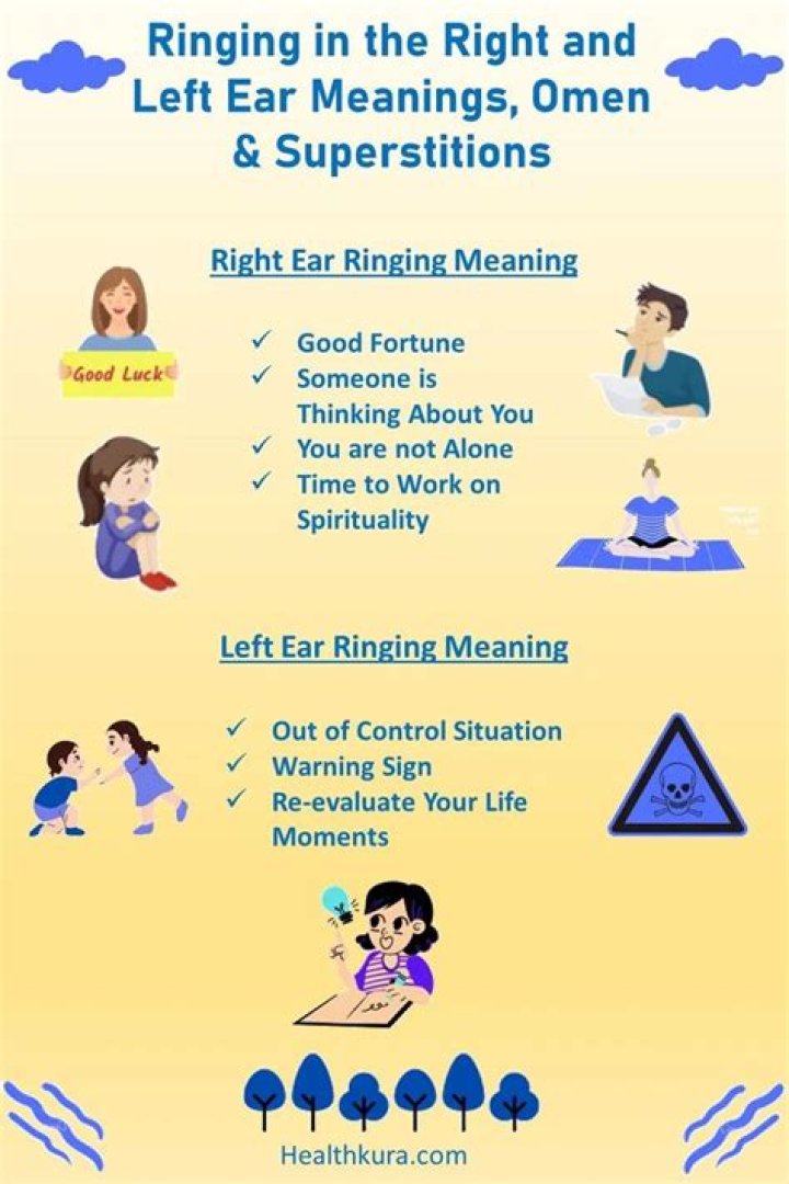 What does random ringing in your ear mean?