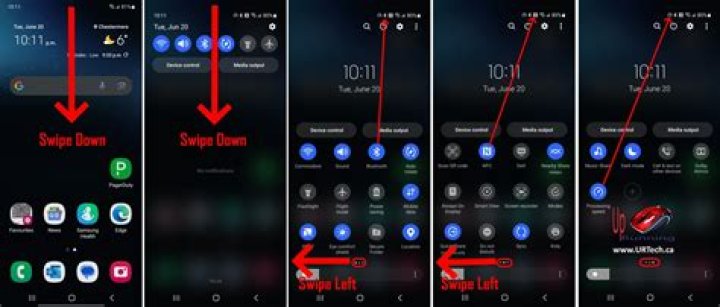 What does the lock symbol in the top right corner of an Android phone?