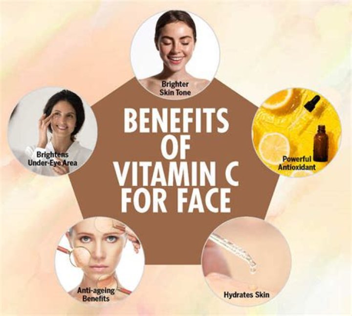 What does vitamin C do to face?