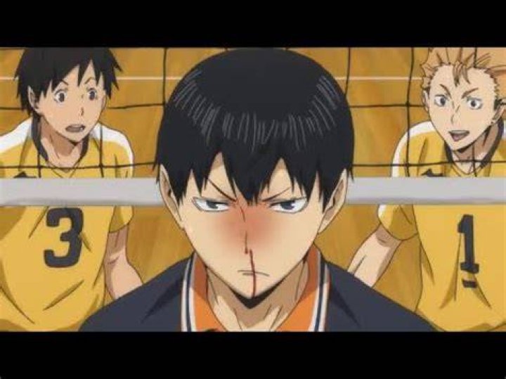 What episode does Kageyama get a nosebleed?
