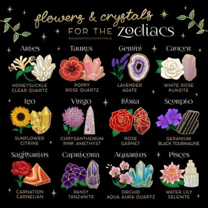 What flower represents Virgo?