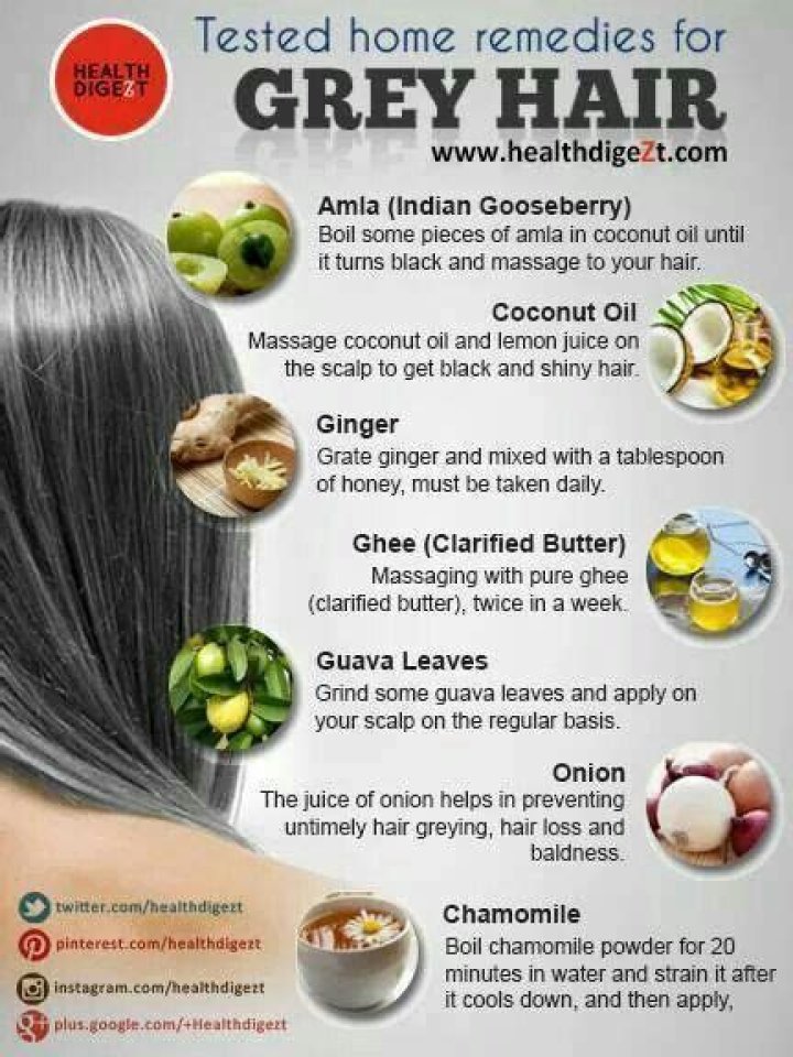 What foods keep your hair from turning gray?