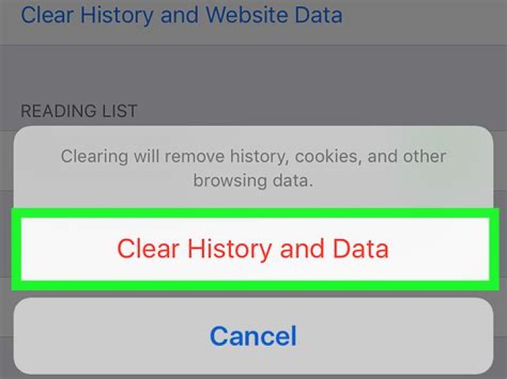 What happens if I clear my browsing history?