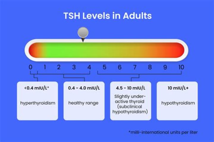 What happens if TSH is slightly high?