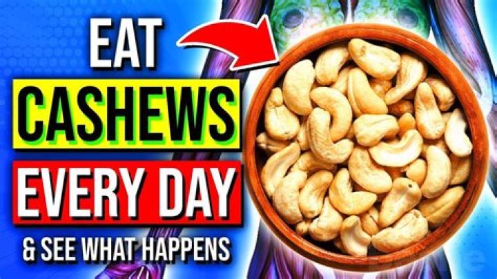 What happens if you eat cashews everyday?