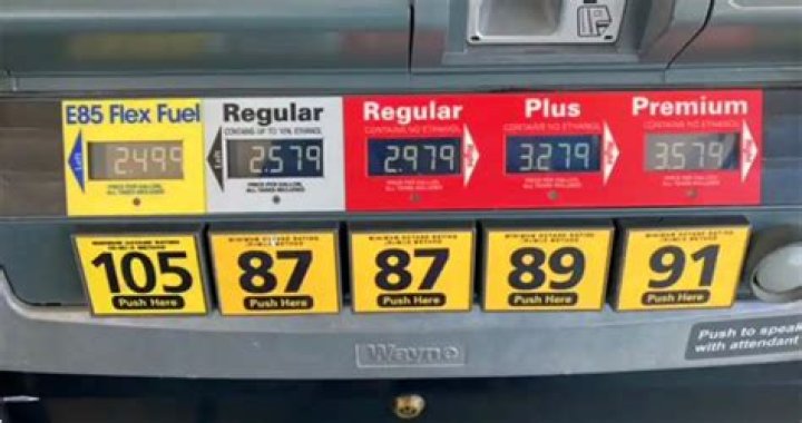 What happens if you mix 88 and 87 gas?