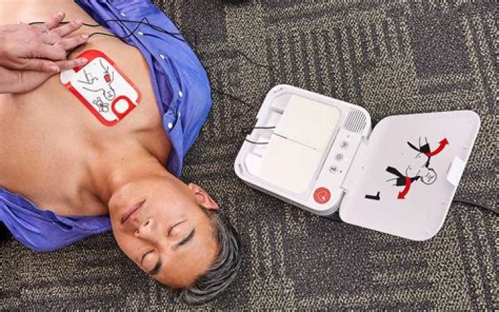 What happens if you touch a defibrillator?