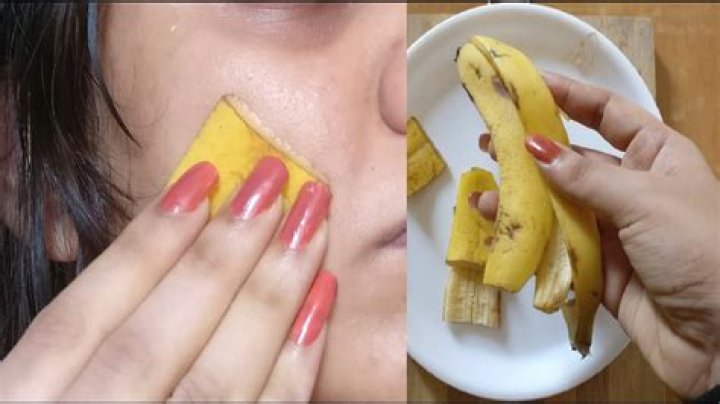 What happens when you apply banana on your face?