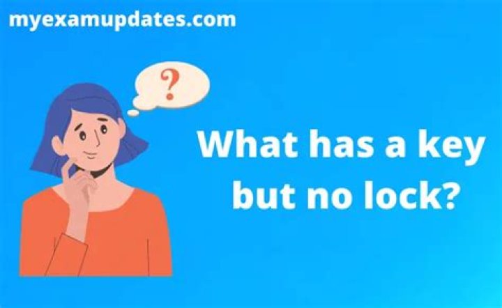 What has a key but no lock?